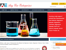 Tablet Screenshot of aayceeenterprises.com